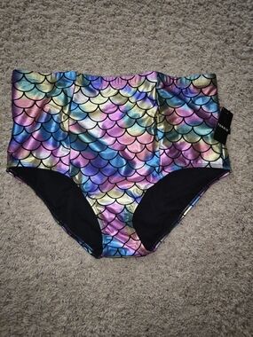 torrid Iridescent Mermaid Scale Bikini Bottoms - Pink, Blue, Green, Purple
